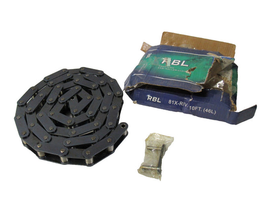 RBL 81X Roller Chain 10' Ft 45 Link New
