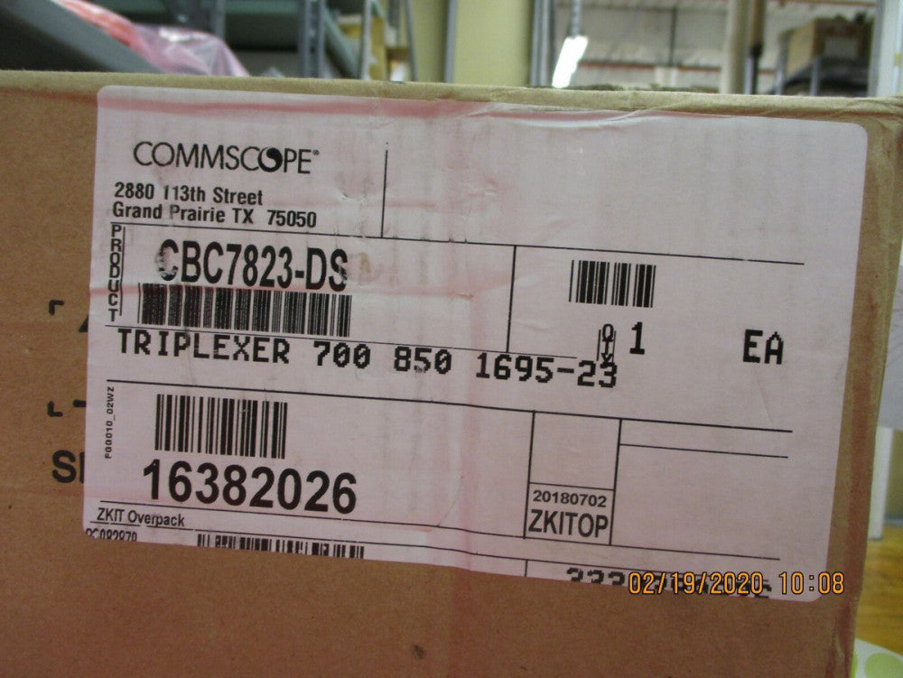 CommScope - CBC7823-DS - E11F33PO3 Triplexer 700/850/1695-2360,DC Sense