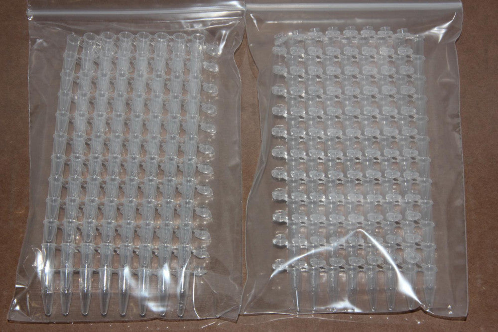 GENEMATE 490003-692 0.2ml Clear Snapstrip PCR Tubes w/ Dome Cap 120 Strips