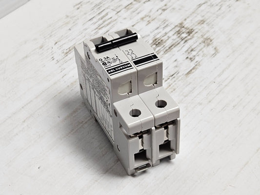 ABL Sursum Circuit Breaker 2GU3 G3A 2GU3G3A 3 A Amp 2 Pole 2P 277/480V