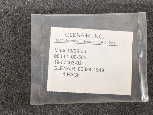 New, Glenair, M83513/05-05, CONN JACKSCREW LP SLOTTED M5