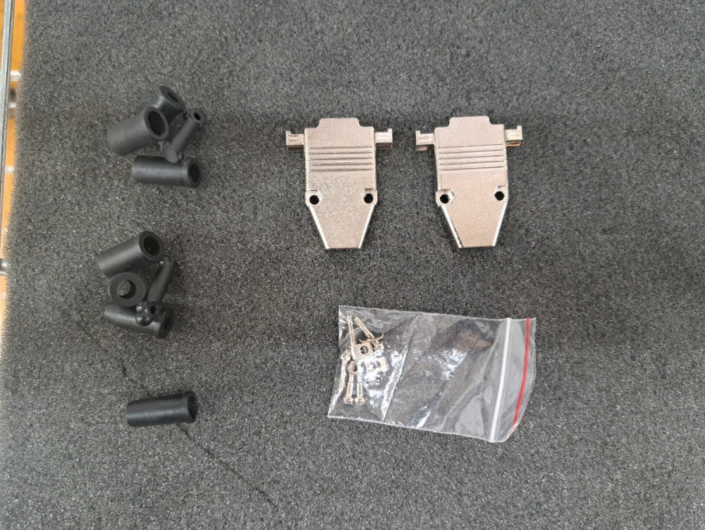 New, Norcomp, 979-015-030R121, CONN BACKSHELL 15POS 180DEG SHLD - Lot of 4pcs!
