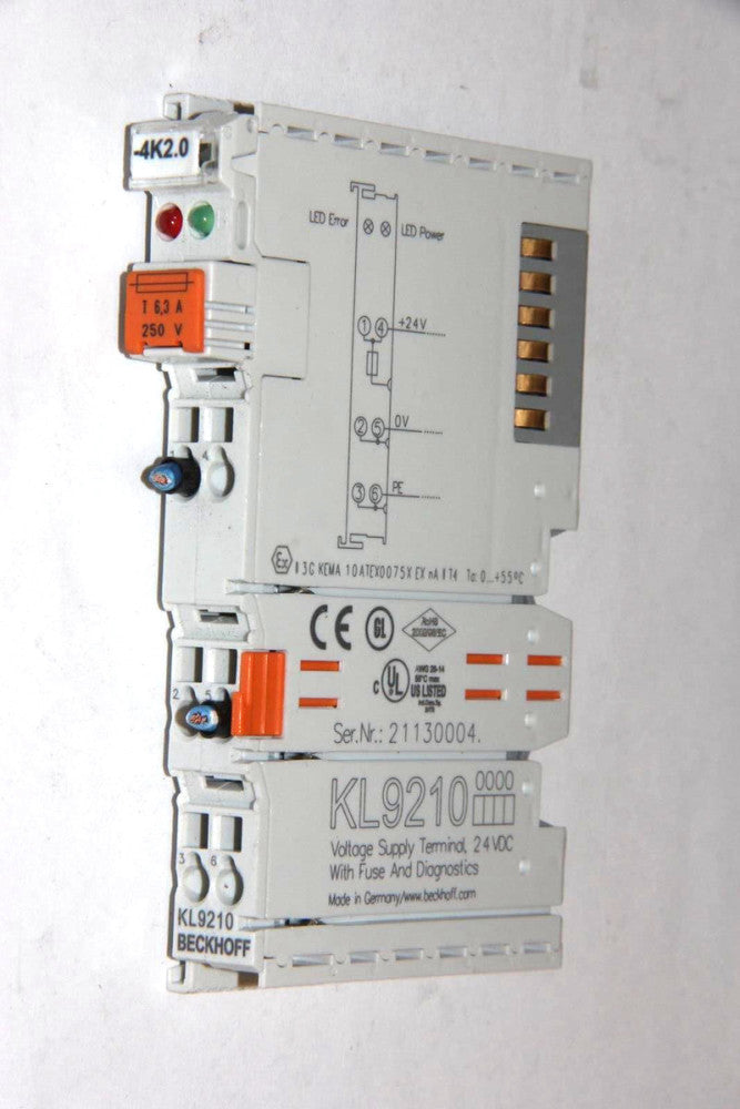 BECKHOFF KL9210 Power Supply Terminal