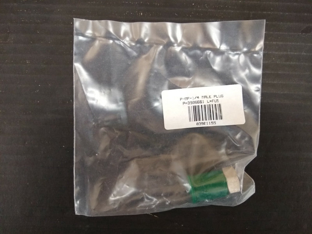 New, Ham-Let, P-MP-1/4-H, Plug, Male, Face Seal, .25", 9/16"-18 thread, 15uin