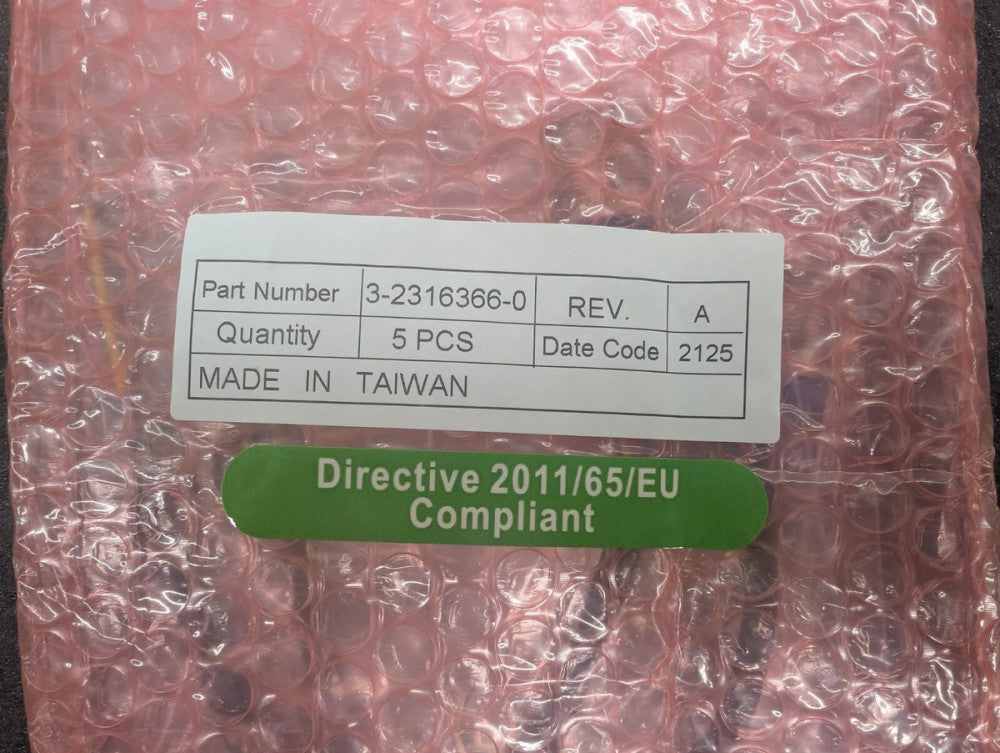 New, TE Connectivity, 3-2316366-0, AV1910PA12T5Q04 Pushbutton Switches AV19 SPM