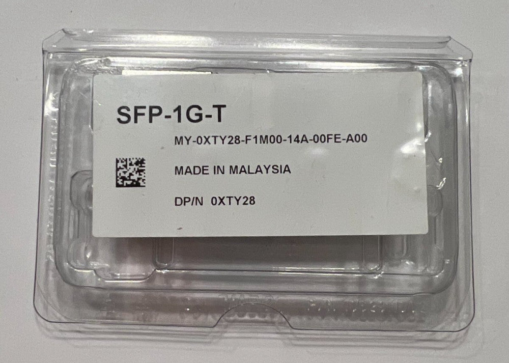 ARISTA CISCO SFP 1G T non OEM Transceiver Module MY OXTY28 F1M00 14A 00FE A000