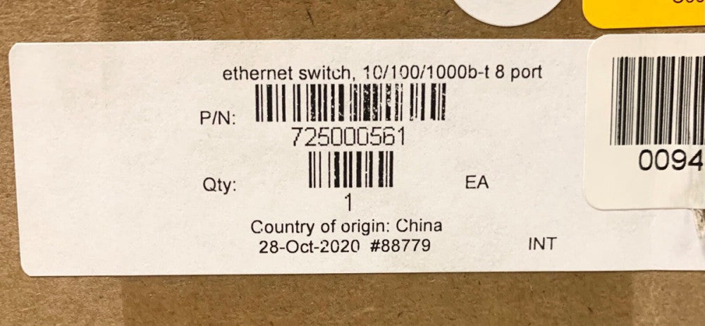 TRANSITION NETWORKS WATERS CORP S8TB 10/100/1000B-T 8 Part Ethernet Switch Kit