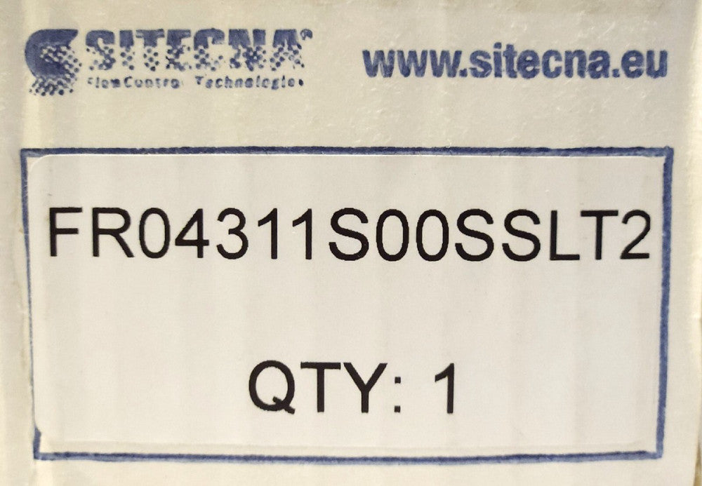 SITECNA FR04311S00SSLT2 FILTER REGULATOR Stainless Steel TRACE 23 0760