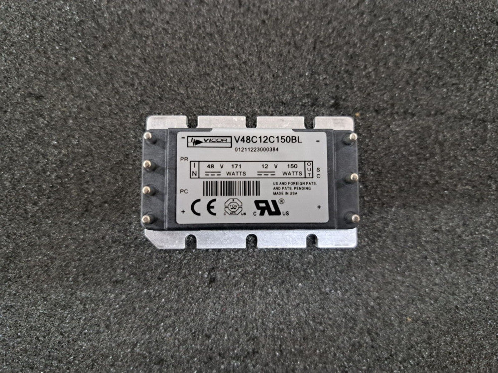 New, Vicor, V48C12C150BL, DC DC CONVERTER 12V 150W