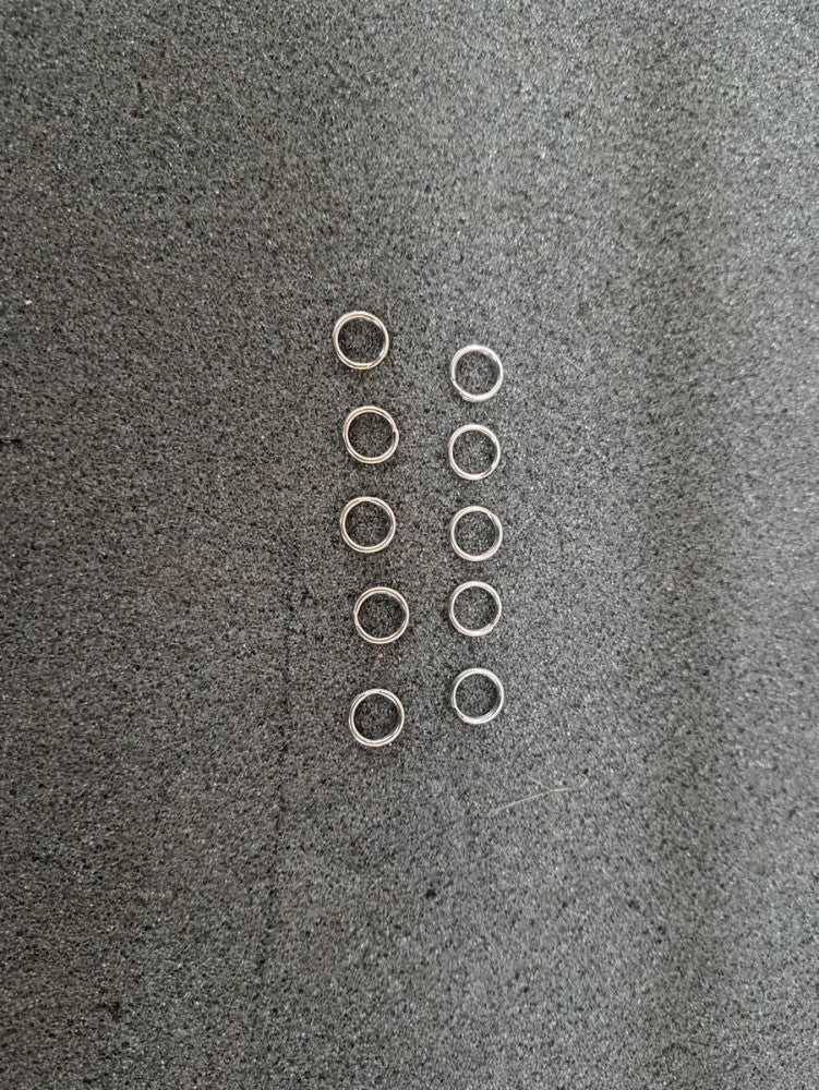 New, Juniper, 12438, #7 SS SPLIT RING, Sold as lots of 10pcs!