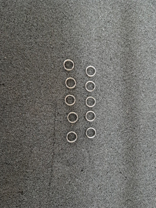 New, Juniper, 12438, #7 SS SPLIT RING, Sold as lots of 10pcs!