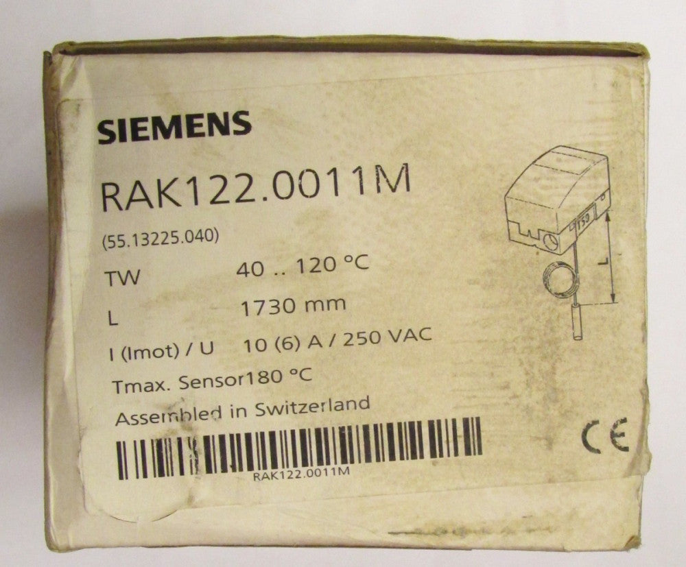 SIEMENS Landis & Staefa RAK122 0011M 40-120 °C Temperature Controller 