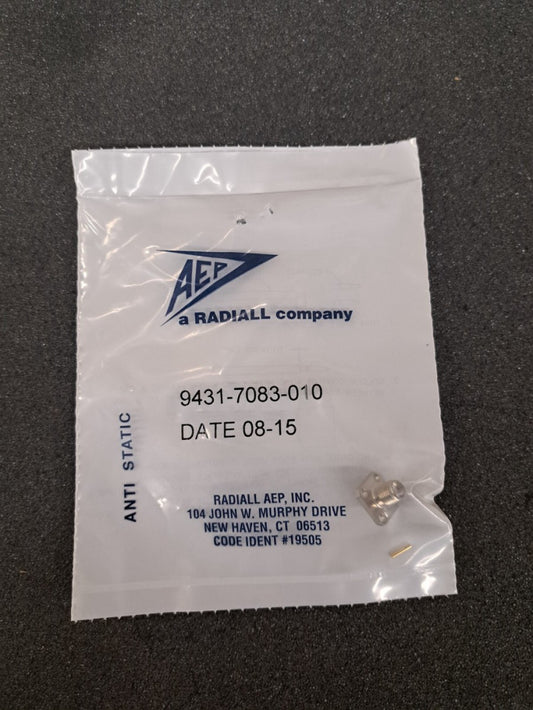 New, AEP, 9431-7083-010, SMA / STRAIGHT JACK FEMALE SOLDER