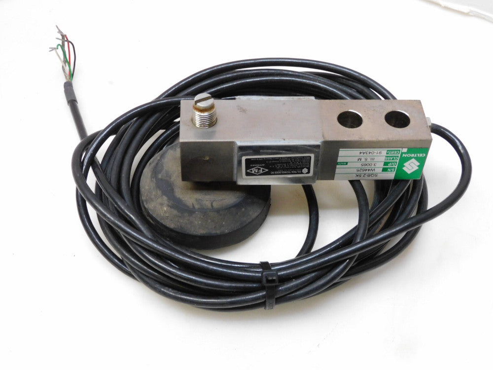 CELTRON SQB-2.5K LOAD CELL SCALE 2500 LB W/ FOOT