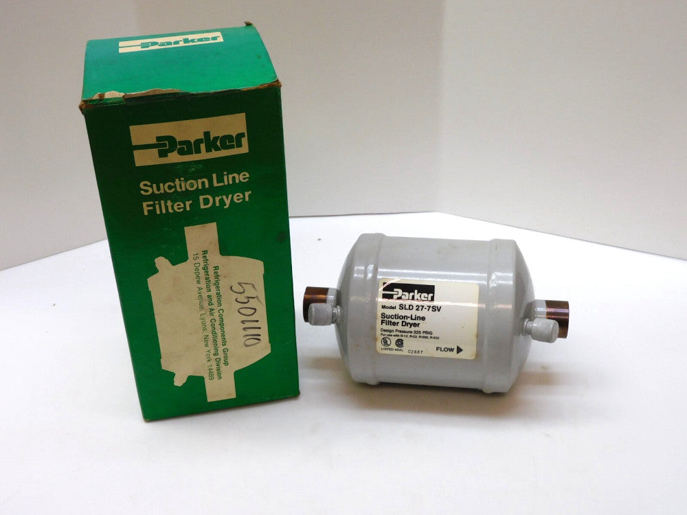 PARKER SLD 27-7SV SUCTION LINE FILTER DRYER 325PSIG 7/8" ID