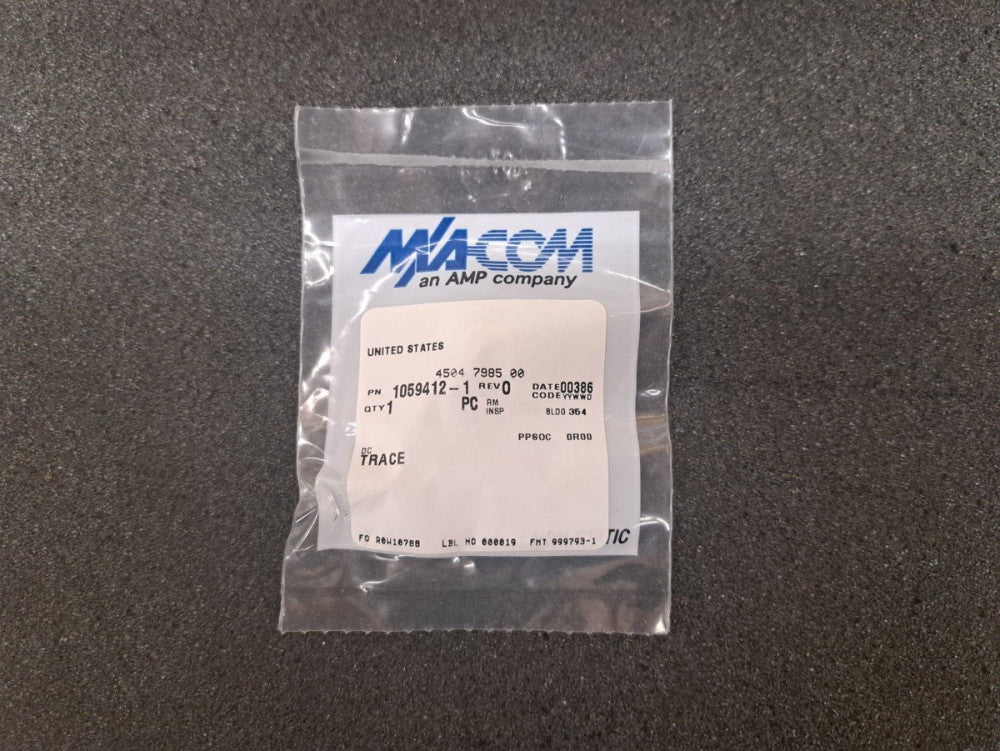New, M/A-Com, 1059412-1, CONN MINI OSP JACK STR 50 OHM