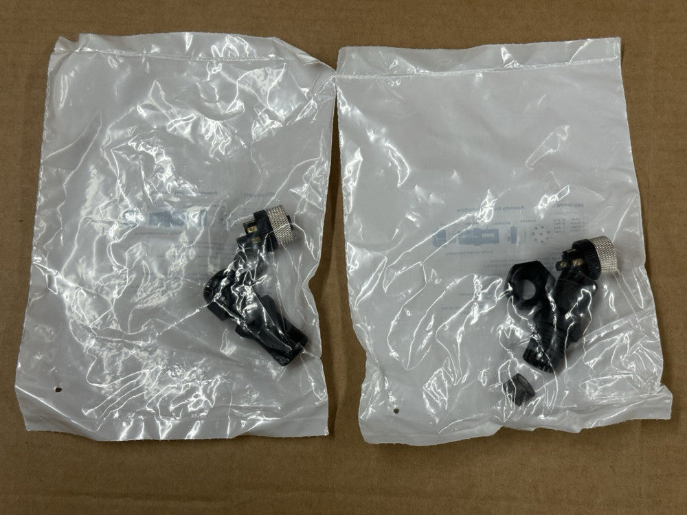 Lot of 2 - Mencom MDC-8FP-FW11 Field Wireable Connector M12 Female 8-Pin