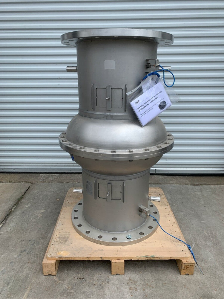 Ventex Explosion Isolation Valve ESI-D25 DN500 Type 6-C/E/I1 Horizontal