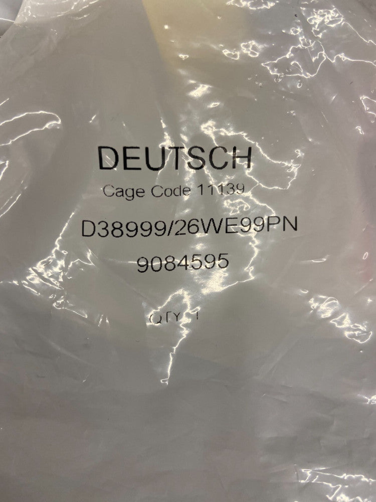 New, Deutsch, D38999/26WE99PN, CONN PLUG MALE 23POS GOLD CRIMP