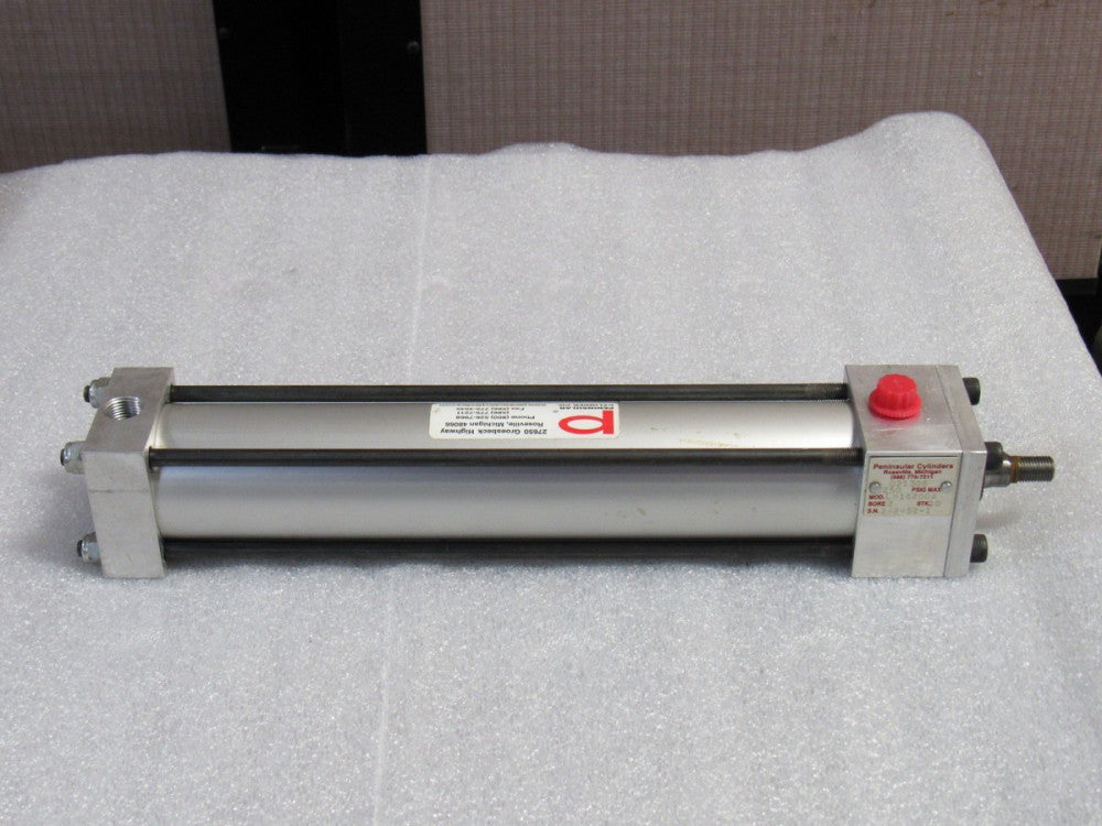 New Peninsular Pnuematic Cylinder LM16200A 250PSIG 10"Stroke 2"Bore