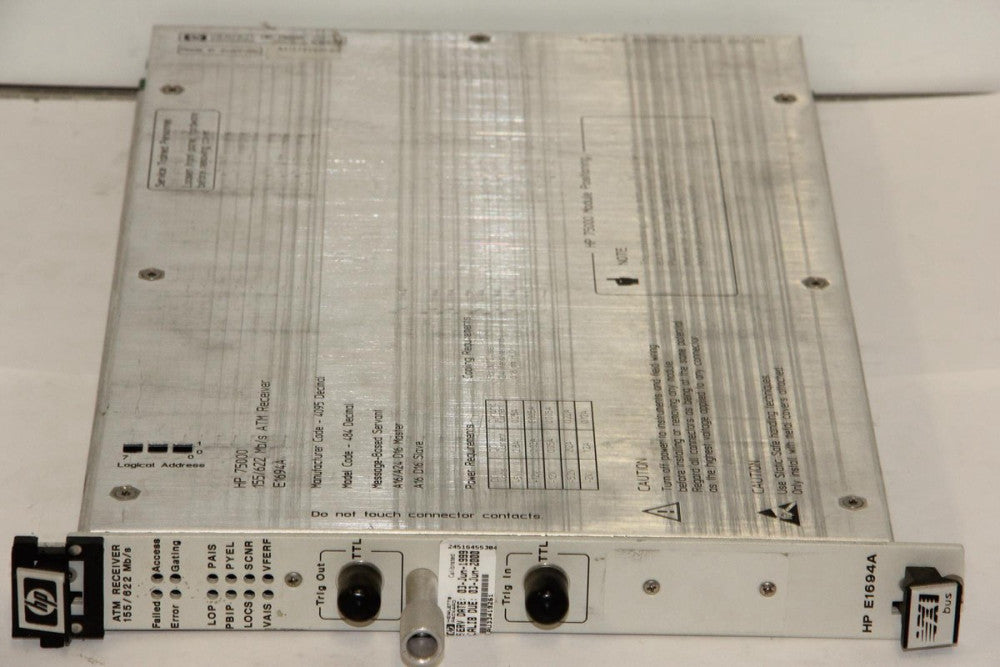 HP HEWLETT PACKARD E1694A 7500 155/622 Mb/s ATM Receiver