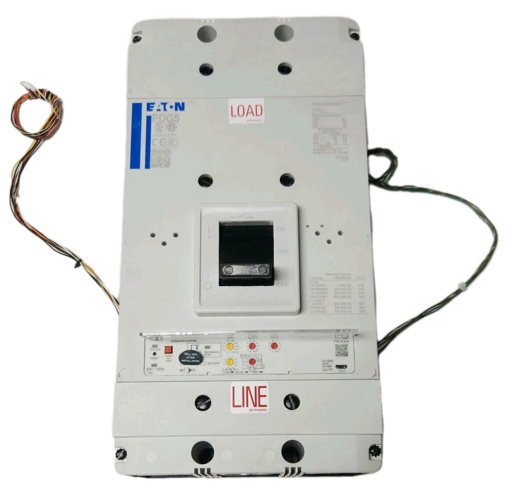 EATON PDG53M1200E4MN 3 Pole 500 AMP-1200 AMP PDG5 Power Defense Circuit Breaker
