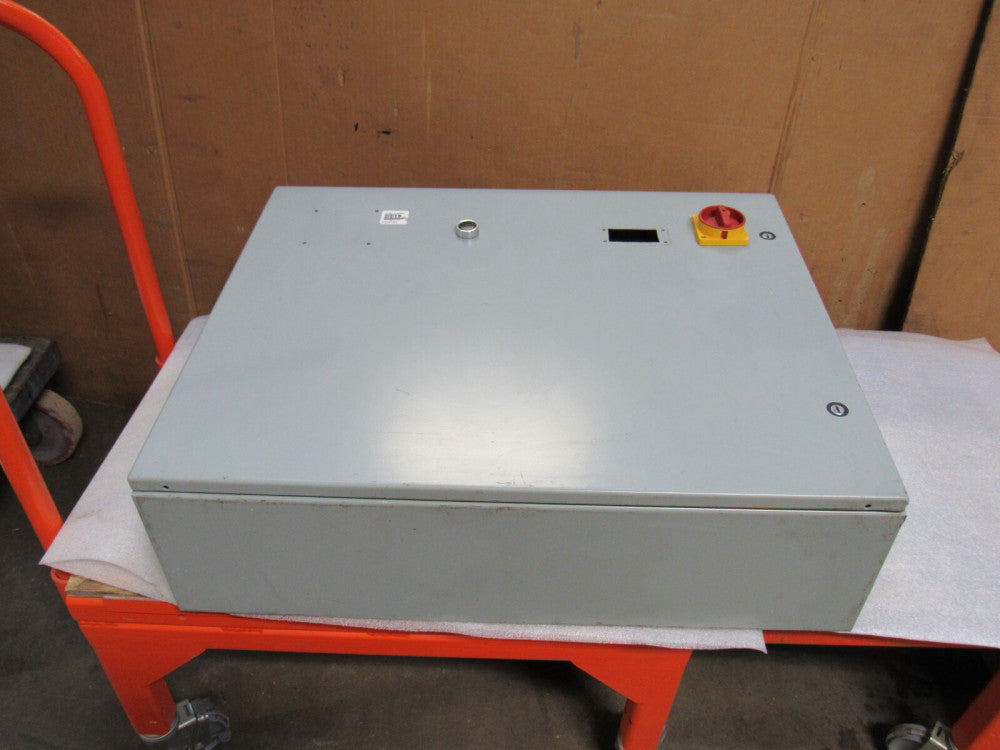 HOFFMAN ELECTRICAL ENCLOSURE CSD24308 24"X30"X8" W/ Backplate - USED