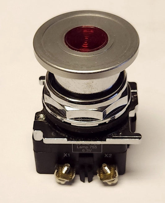 EATON CUTLER HAMMER 10250T963C65 45B8301 RED Illuminated Maintained Push Pull