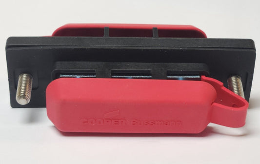EATON COOPER BUSSMANN GB300 1R Ground Block Terminal Assembly Red Cover