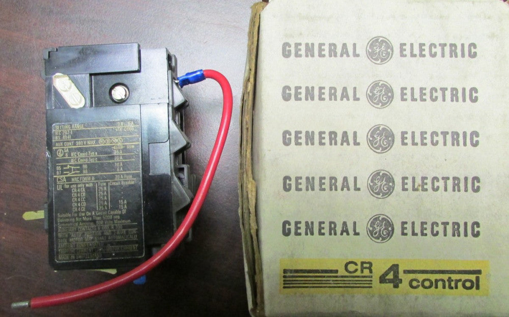 General Electric GE Overload Relay CR4G1WK