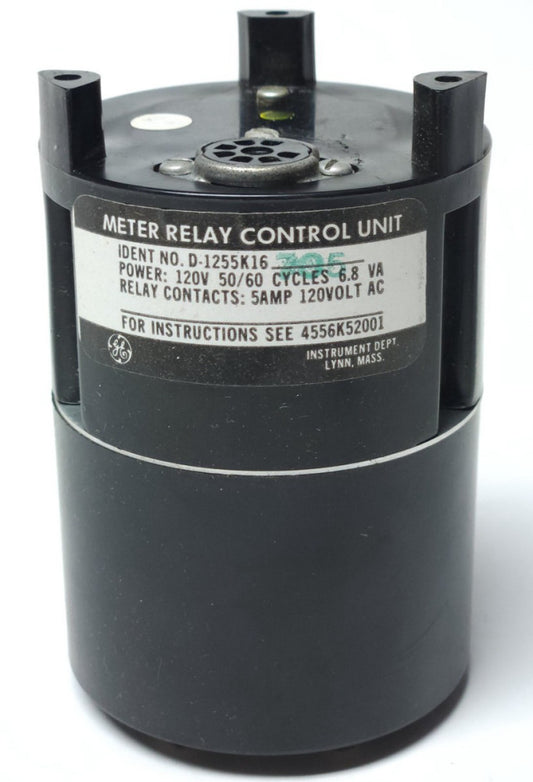GENERAL ELECTRIC D 1255K16705 Meter Relay Control Unit 120 VAC Power Supply 5 AM