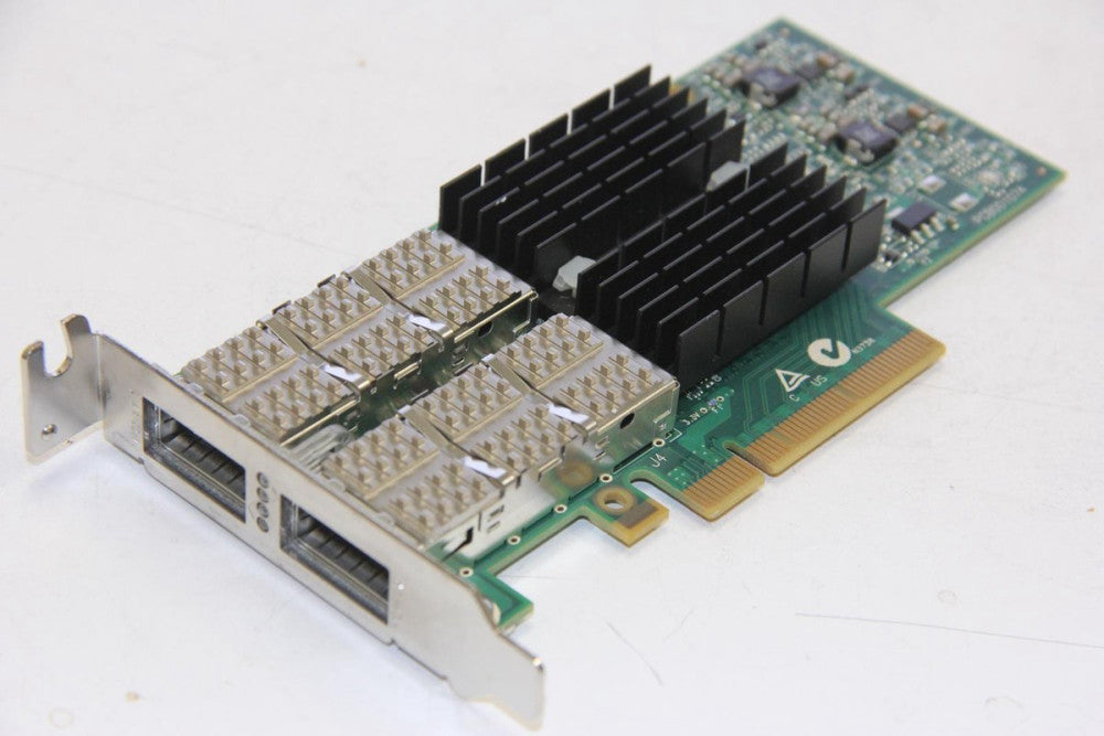 MELLANOX CX354A Dual Port 10GbE QSFP Infiniband+ Network Card + Low Profile Bra
