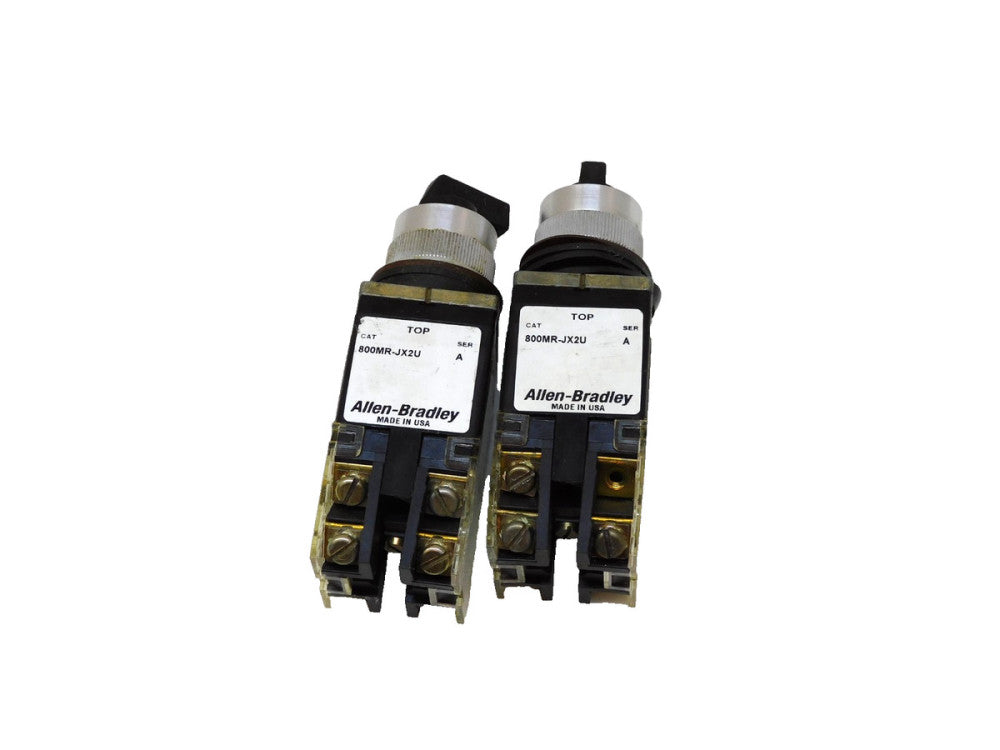 Allen Bradley 800MR-JX2U Selector Switch Ser A Lot of 2