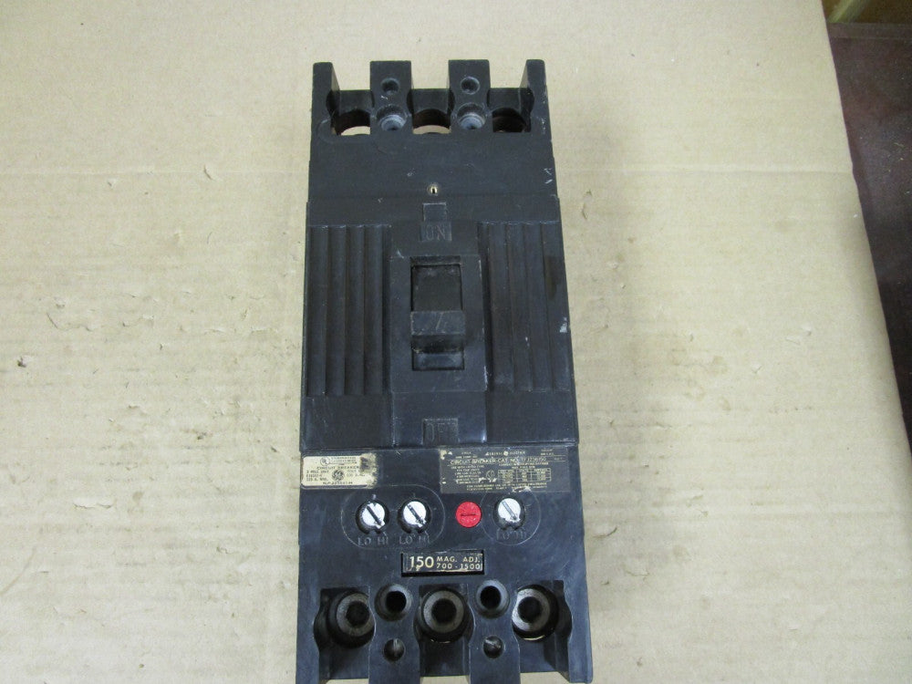 GE GENERAL ELECTRIC BREAKER TFJ236150 150A AMP 600Vac 3 POLE