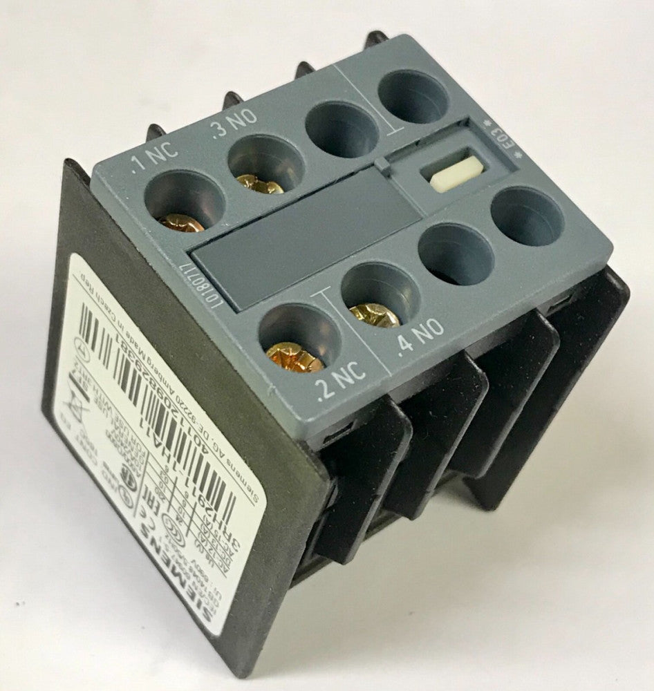 SIEMENS 3RH2911 1HA22 Top Mount Auxiliary Contact Block 2 NO 2 NC 3RH2911-1HA11