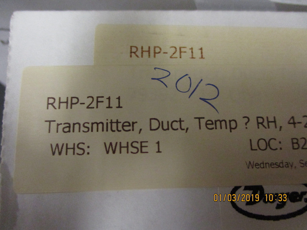 RHP-2F11 Dwyer Polymer Capacitance Humidity Sensor BRAND NEW!