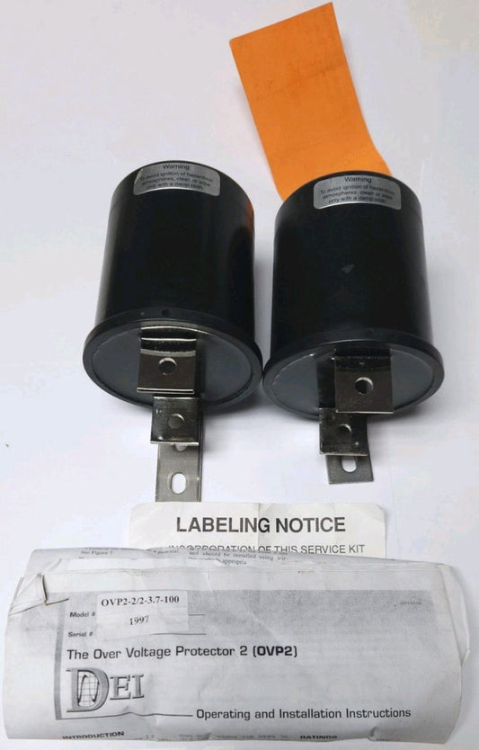 DEI MODEL OVP2 2/2-3.7-100 Over Voltage Protector 2 KIT MTF .75-2.005-.625