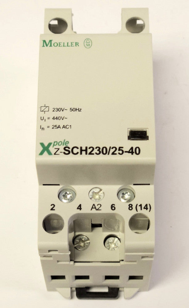 EATON MOELLER Z SCH230 25-40 X Pole Modular Contactor 4 Pole 25 AMP 230 VAC