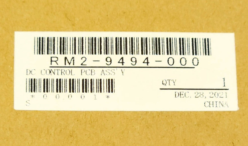 HP HEWLETT PACKARD RM2 9494 00 DC Control PCB BOARD ASSEMBLY