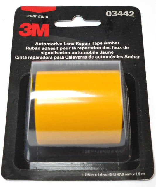 3M 03442 BOX OF 6 Roll of AMBER LENS REPAIR Automotive Adhesive Tape 1 7/8"