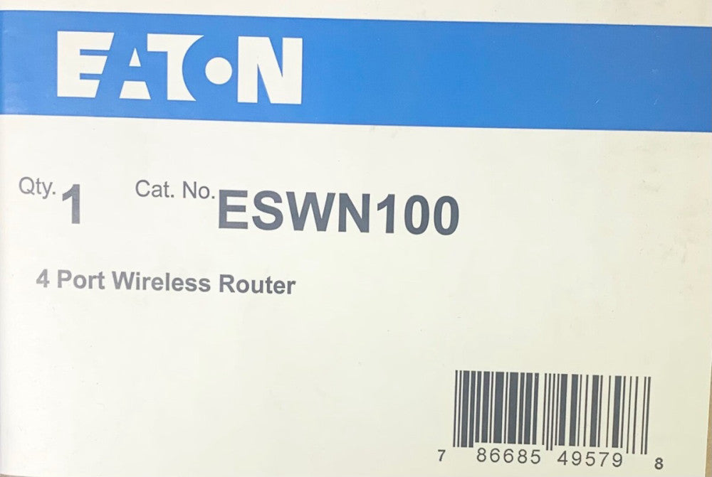EATON ESWN100 4 Port Wireless Router MDWR150 Model IP1006RRV2