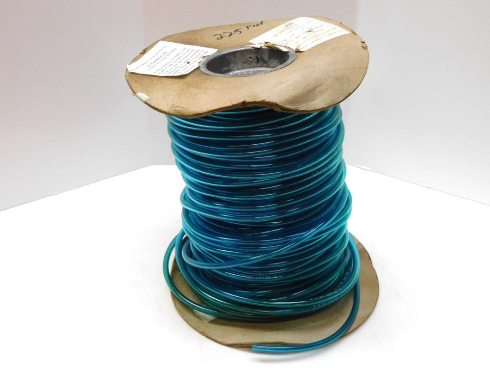 CLIPPARD 3814-6 POLYURETHANE TUBING HOSE BLUE 225' FEET 1/4" OD 1/8" ID