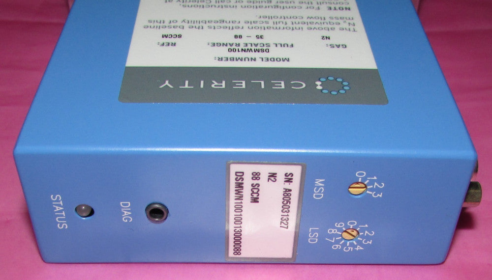 CELERITY DSMWN100 N2 35-88 SCCM Mass Flow Controller