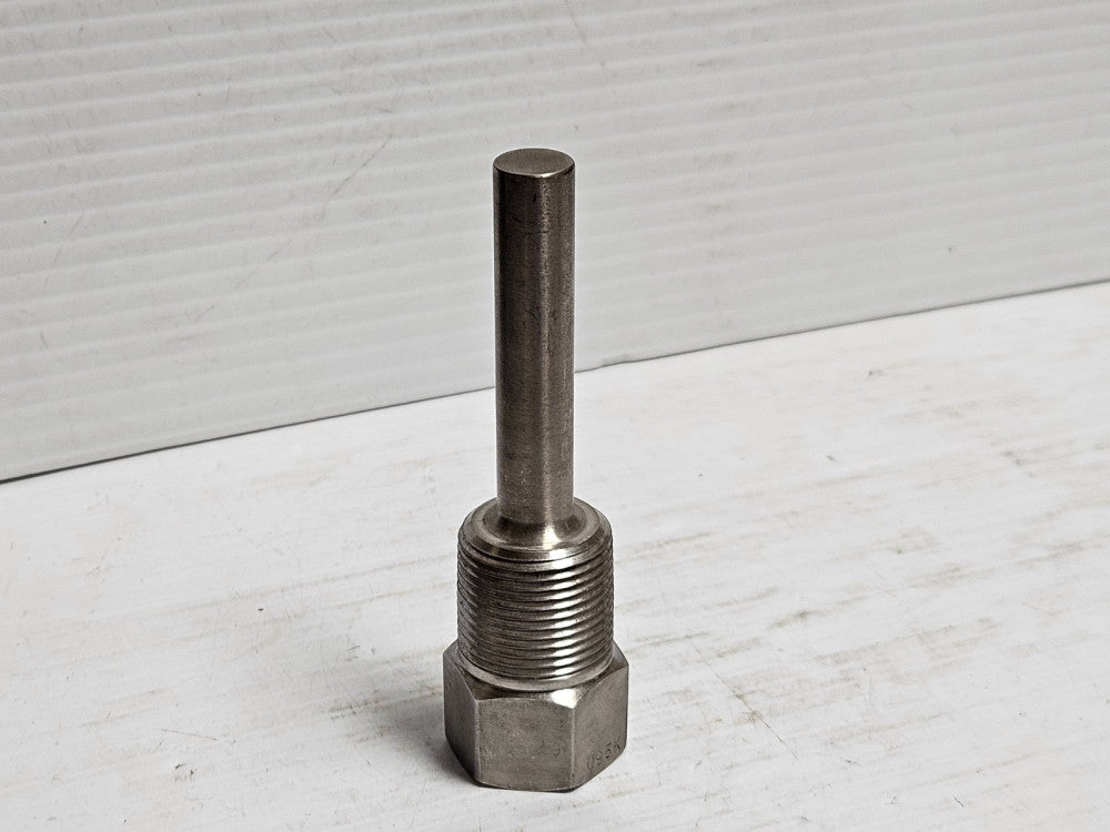 NEW NO NAME 316 SS STAINLESS THERMOCOUPLE U95K 1/2"FNPT 3/4"MNPT 4-1/4"OAL