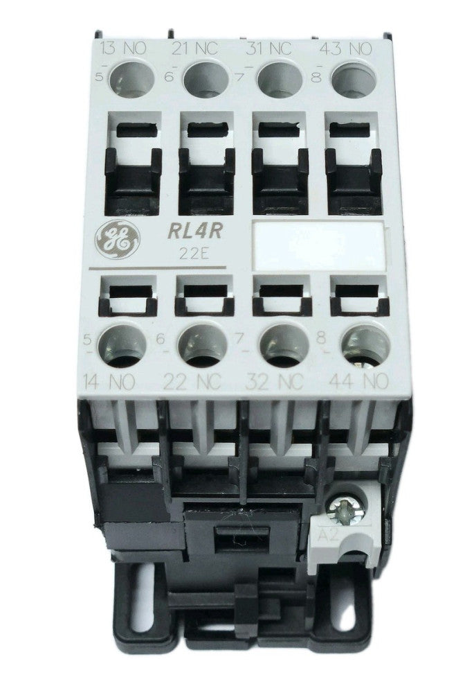 GENERAL ELECTRIC RL4RA022T Relay Auxiliary Contactor 2 NO 2 NC 120 VAC