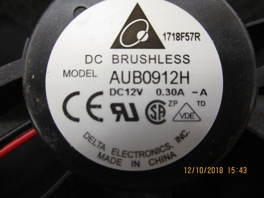 AUB0912H-A Delta Electronics FAN AXIAL 92X92X25.4MM 12V WIRE BRAND NEW! LOT OF 7