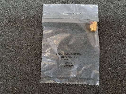 New, AMP/Tyco, 1050756-1, CONN SMA PLUG STR 50 OHM, Sold as lots of 10pcs