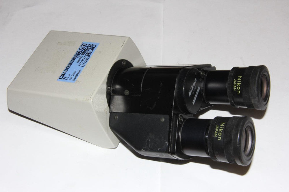 NIKON MICROSCOPE HEAD with Dual CFW10X Oculars