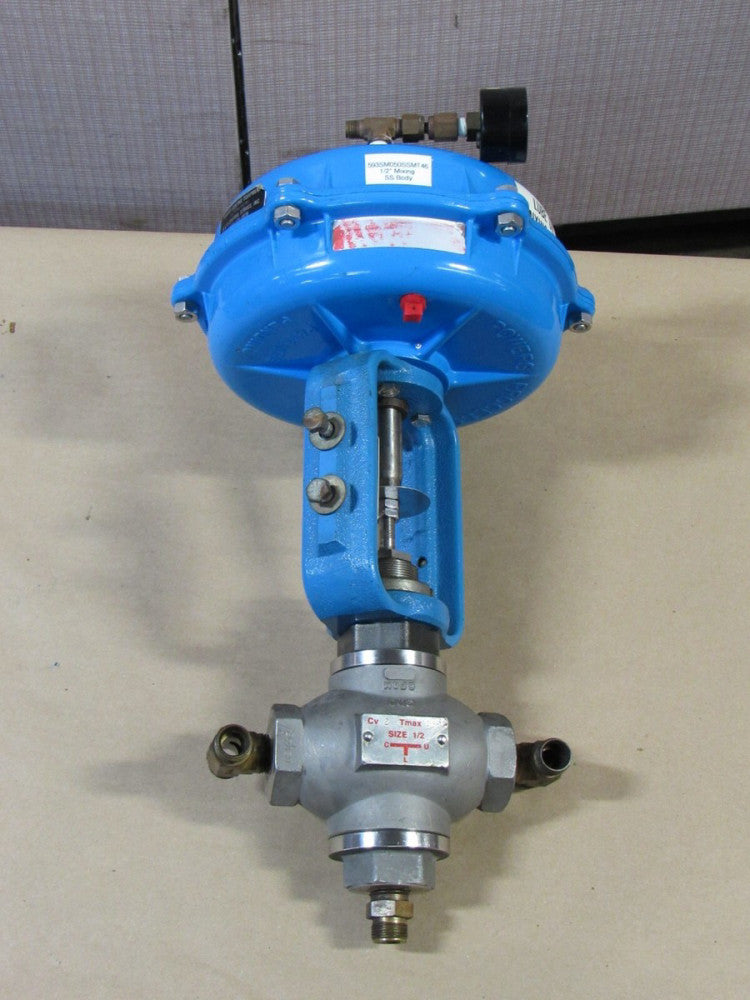 POWERS PROCESS CONTROLS FLOWRITE II CONTROL VALVE 593-SM050SSMT46 1/2"NPT
