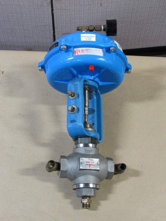POWERS PROCESS CONTROLS FLOWRITE II CONTROL VALVE 593-SM050SSMT46 1/2"NPT